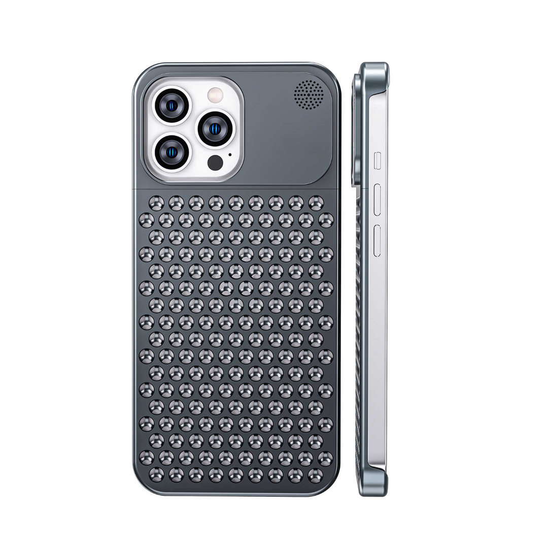 Premium Aluminum Aromatherapy Heat Dissipation iPhone Case