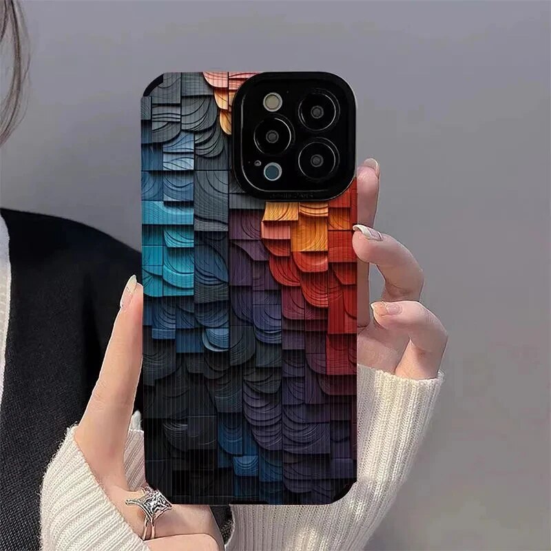 Abstract Strata iPhone Case