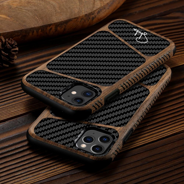 Carbon Fiber Wood Grain iPhone Case – Shaka Cases